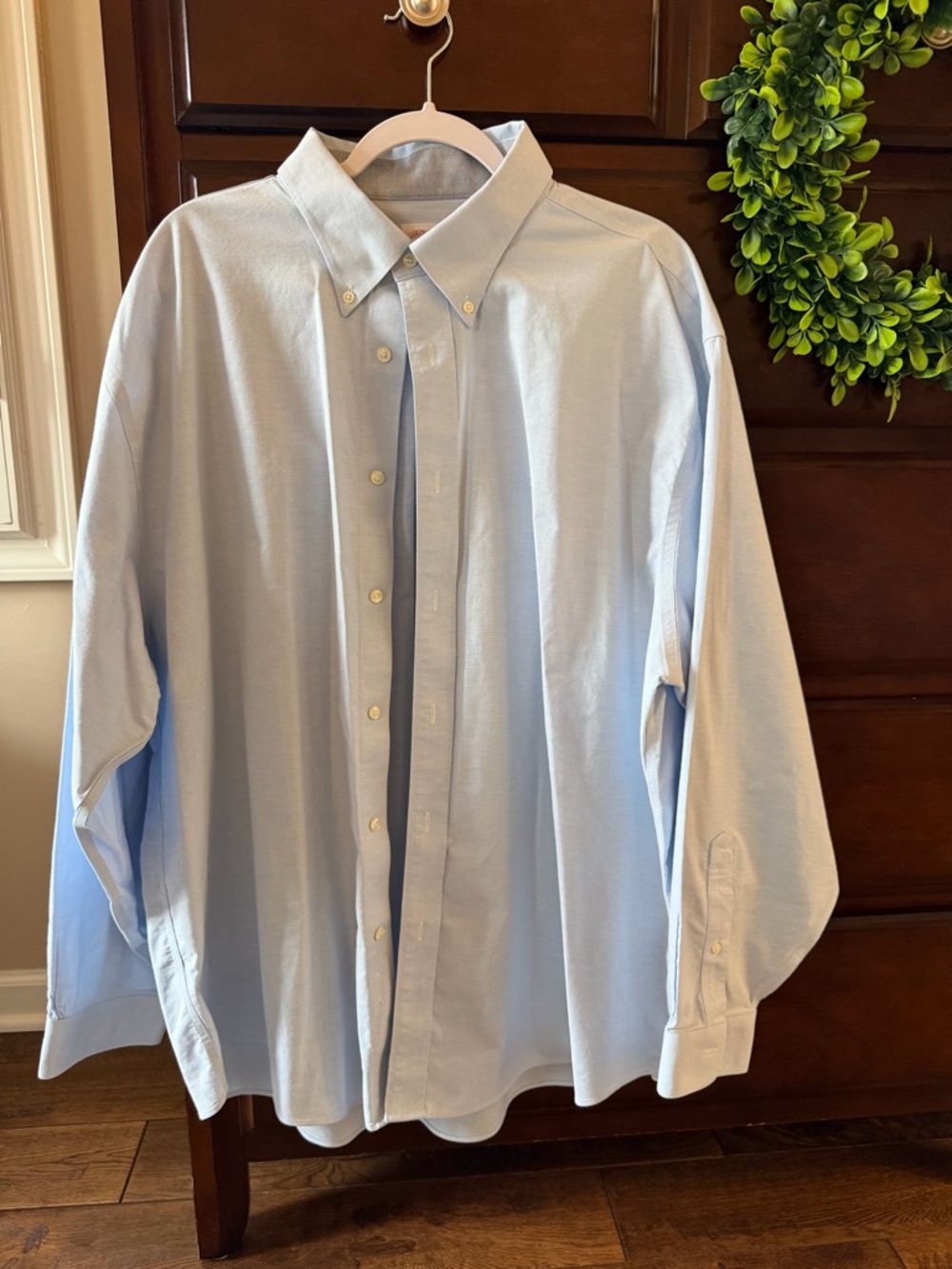 Brooks Brothers Light Blue Button-Down Dress Shirt